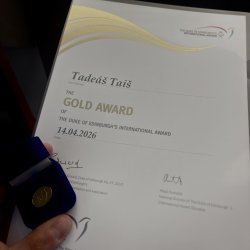 Zlaté ocenenie DofE pre nášho žiaka