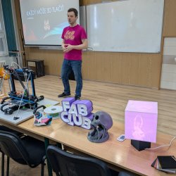 Prezentácia kreatívnej dielne FabClub na SPŠE Prešov