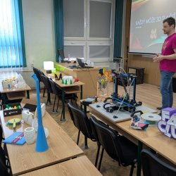 Prezentácia kreatívnej dielne FabClub na SPŠE Prešov